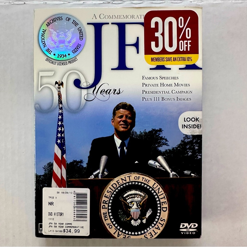 DVD | NWT JFK A Commemorative Collection 50 Years